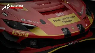 Тестим Ferrari в  Assetto Corsa Competizione.Monzа +Wreckfest на руле Moza R9 V2!Настройки базы!