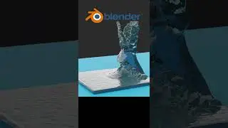 Blender Flip Fluids Water Spout Simulation 