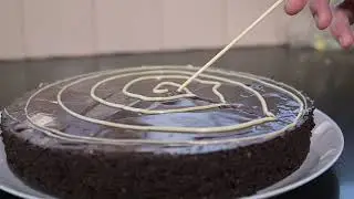 Making of chocolate cake