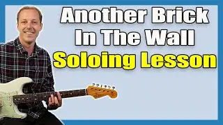 Another Brick In The Wall Guitar Solo Lesson (Pink Floyd)