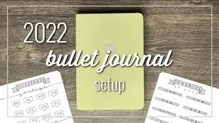 PLAN WITH ME || My 2022 Bullet Journal Setup