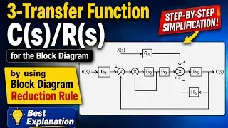 3-Transfer Function C(s)/R(s) for the Block Diagram by using Block Diagram Reduction Rule