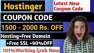 Hostinger coupon code 2022 | Hostinger discount coupon code | Promo code of Hostinger | 100% WORKING