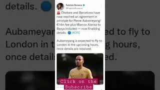 Aubameyang to Chelsea. #shorts #fabrizio #chelseafc #chelsea #aubameyang
