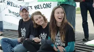 Civil Disobedience Blockades Fracking in Texas