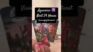 Aquarius ♒️ Will They Return 🤔 Next 24 Hours Tarot Reading