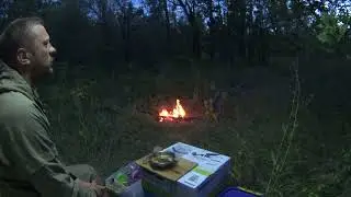 Hellish night in the forest