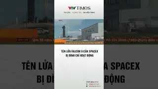 Tên lửa Falcon 9 của SpaceX bị đình chỉ hoạt động#shorts