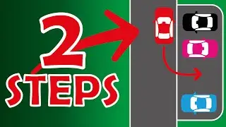 Reverse Parking Simplified: 2 Steps