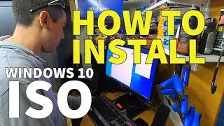 How to create Microsoft Windows 10 Install Media using Win 10 ISO and Rufus + How to Install Win 10