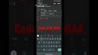 #12 || Number swap in c language|| #tech #coding #c #programming #c_programming