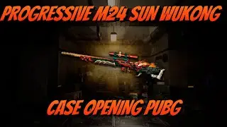 NEW PROGRESSIVE M24 SUN WUKONG PUBG HIDEOUT CASE OPENING #2
