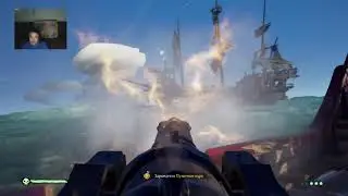 Момент с Мегалодоном (Sea of thieves)