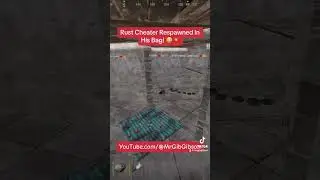 Rust Cheater Respawned In His Bag! 😳💥 