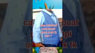 cara membuat pola rompi anak bagian 1