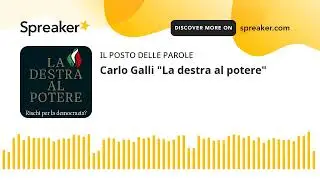 Carlo Galli "La destra al potere"