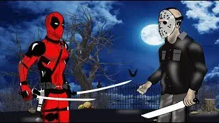 Дедпул vs Джейсон Вурхис(Анимация)DeadPool vs Jason Voorhees(Animation)