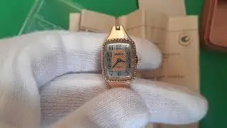 Женские часы Чайка в жовтому корпуси 17 камней сделано в ссср, коробка и документы