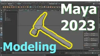 Model a Hammer in MAYA 2023 | Maya modeling tutorial