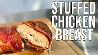 Smoked Stuffed Chicken With Bacon Wrap Recipe | How to Smoke Chicken on a Pit Boss Savannah