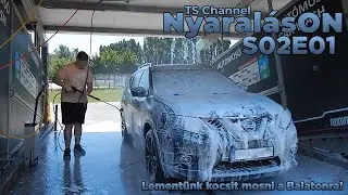 NyaralásON! S02E01 | Lementünk kocsit mosni a Balatonra! | Balatonboglár - 2022