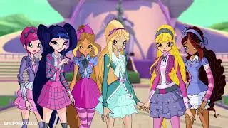 Bloom leaves Alfea again but the background music is from S1-3