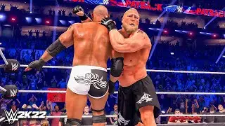 WWE 2K22 - Brock Lesnar vs Goldberg - PC