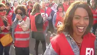 Toulon Jour de Manifestation Nationale Qui Sème la Misère Récolte la Colère Live TV 2021