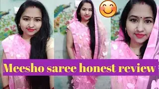 💞 Meesho butterfly 🦋 saree honest review & Unboxing💞..my personal experience for meesho