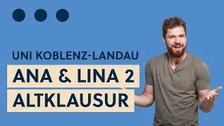 Livestream: Altklausur Analysis & Lineare Algebra 2 (Teil 1: Analysis), Uni Koblenz-Landau