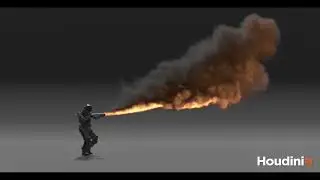 Houdini Flamethrower Rnd