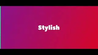 Gradient style typographic Intro - After Effects Template