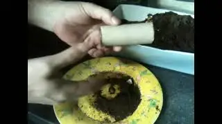 DIY recyclé le Marc de café en pellet ou buchette pour la cheminée