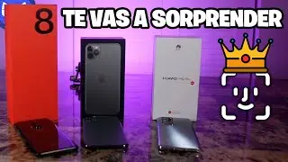 CUAL ES EL REY EN DESBLOQUEO FACIAL??? One Plus 8 Pro vs iPhone 11 Pro Max vs Huawei P40 Pro