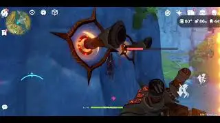 Poco F3 Genshin Impact highest graphics 60 fps test with CPU Monitor