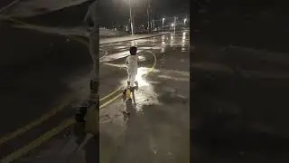 Levi wwith his scooter