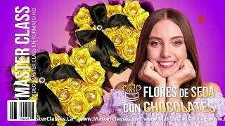 Flores de Seda con Chocolate