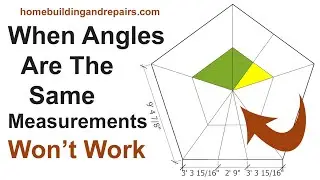 Best Tip For Polygon Shaped Stair Layout -  Use Measurements And Not Angles or Degrees