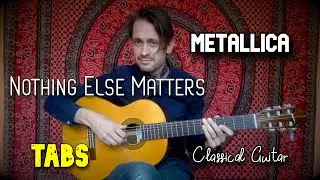 Nothing Else Matters | TABs | Metallica | Classical Guitar Intro TABs Lesson #metallica