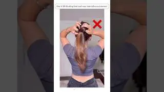 EASY HAIRSTYLES DAY-4 #hairstyle #shorts #haistyles