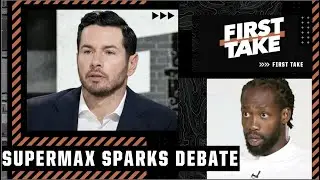 SUPERMAX for James Harden?! Stephen A., JJ Redick & Patrick Beverley debate 😬 💰 | First Take