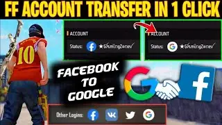 How to Transfer Free Fire Facebook account to Google account 2023 | FF Change Fb account to Gmail