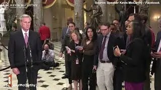 Speaker McCarthy SHUTS DOWN ABC Reporter's Question on Ilhan Omar, MTG
