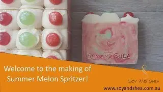 Summer Melon Spritzer Cold Process Soap