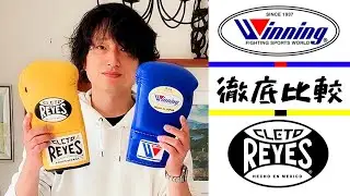 【with English lines】Comparing fight gloves of Winning and Cleto Reyes