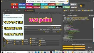 vivo y12 unlock tool New update vivo y12 test point unlock 1click unlock tool