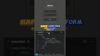 How to Create a Simple Login Form? (HTML + CSS)  