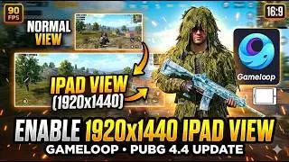 Enable 1920x1440 iPad View in Gameloop pubg 4.4update [Full Guide]