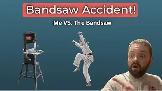 Bandsaw Accident!!! 3 Safety tips for using the bandsaw. (WARNING! GRAPHIC CONTENT!!!)
