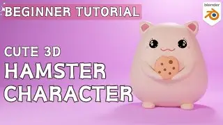 How To Make Cute 3D CHARACTER / Blender Beginner 3D Tutorial